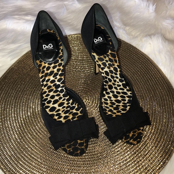 Dolce & Gabbana open toe bow pumps - worn once - Picture 2 of 5
